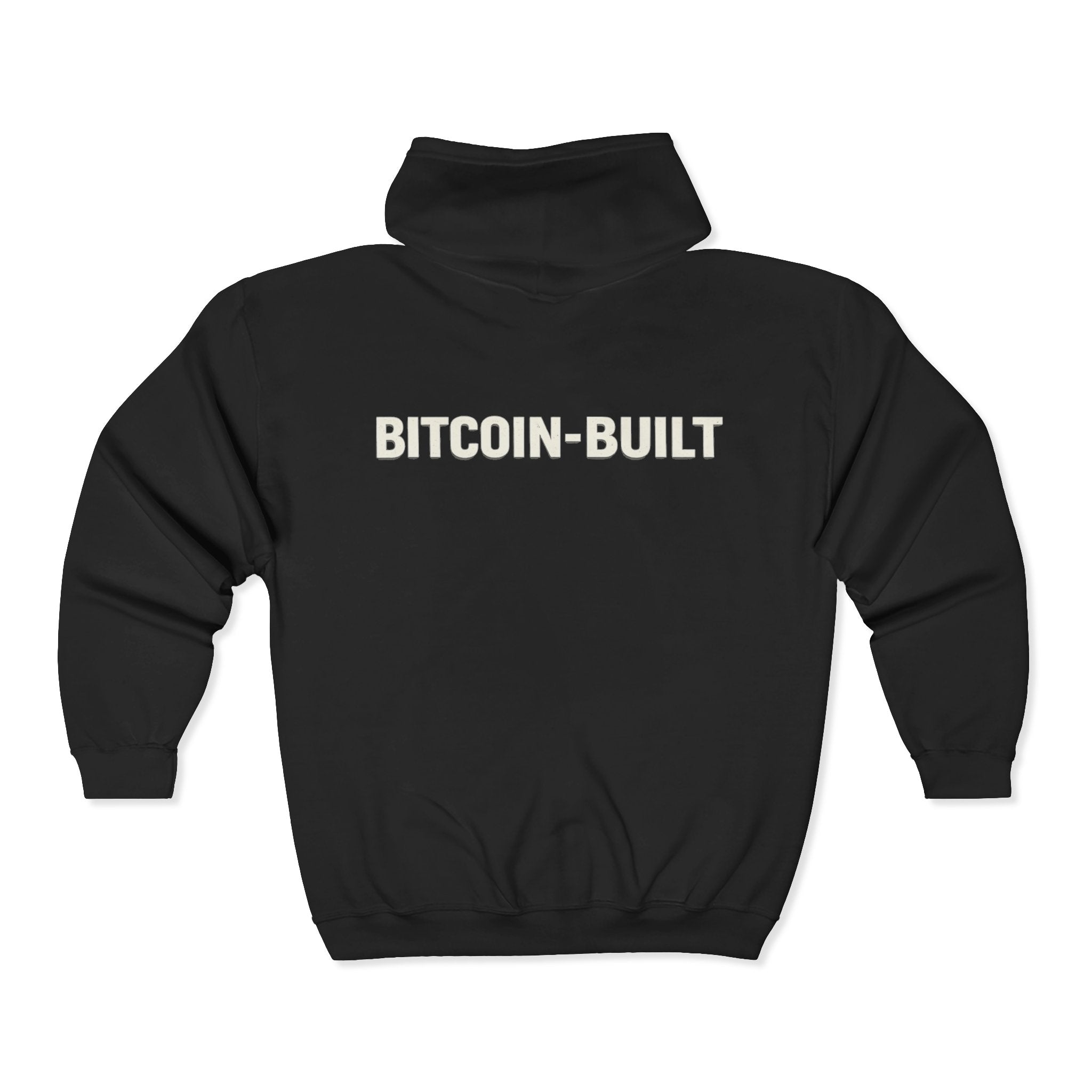 Unisex Heavy Blend™ Full Zip Hooded Sweatshirt "Bitcoin Built"