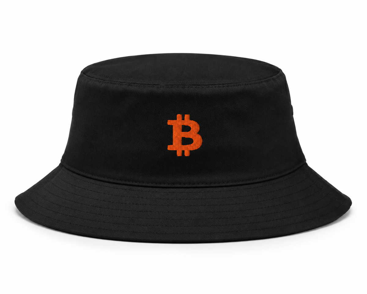 Orange Standard ₿ Bucket Hat